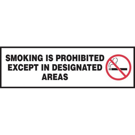 SAFETY LABEL SMOKING IS PROHIBITED LSMK577VSP